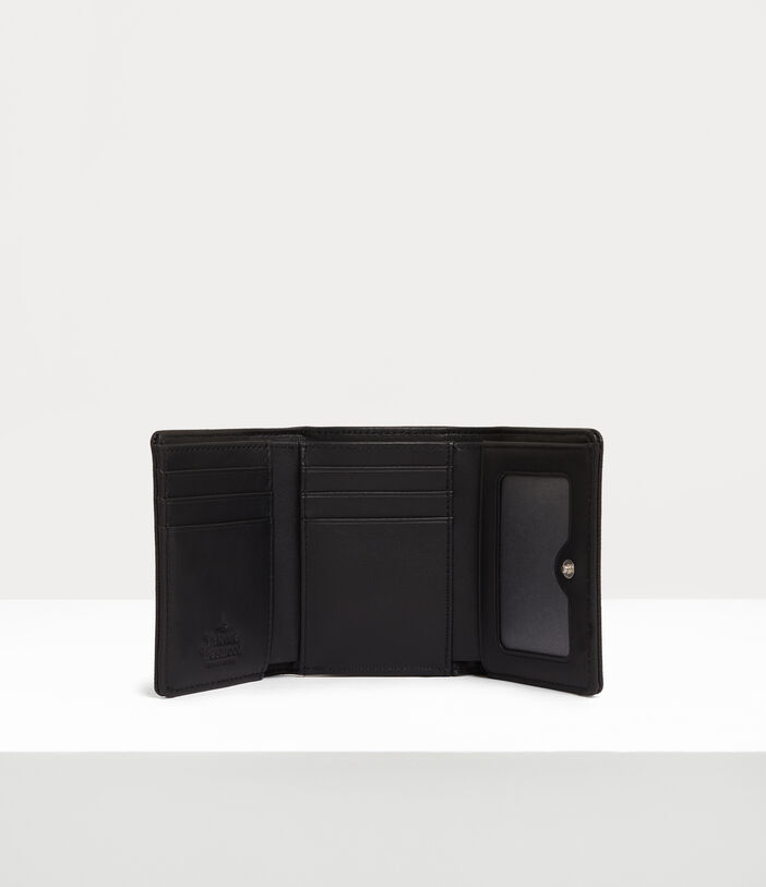 Vivienne Westwood SAFFIANO THIN LINE SMALL FRAME WALLET